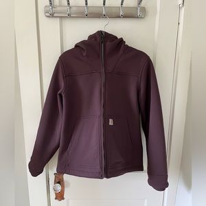 Women’s Carhartt Purple Super Dux Relaxed Fit Sherpa-Lined Jacket (Medium)